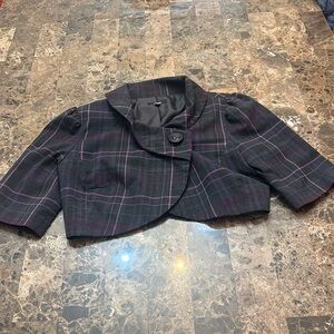 Purple and Gray Blazer